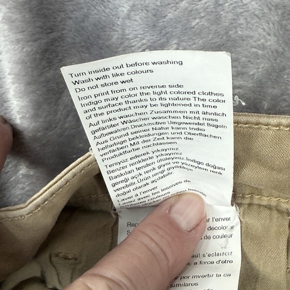 Mavi Jeans Mens 38x30(28) Khaki Matt Straight Leg Stretch Twill 5 Pocket Pants - Picture 8 of 13